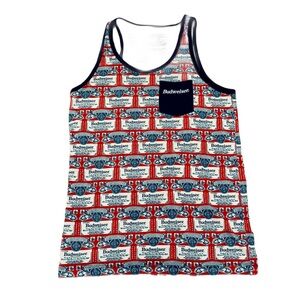 Men’s Budweiser Tank Top T-shirt Size Small